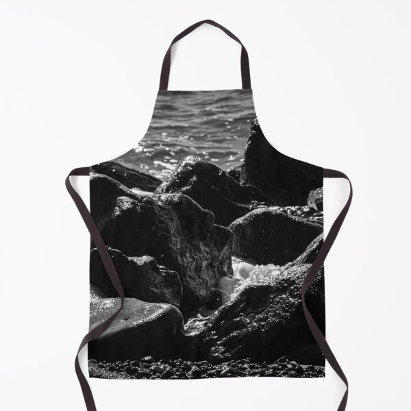 Item preview, Black and White Water-Washed Rocks at White Beach, Santorini, Greece designed and sold by JarbasVisuals.