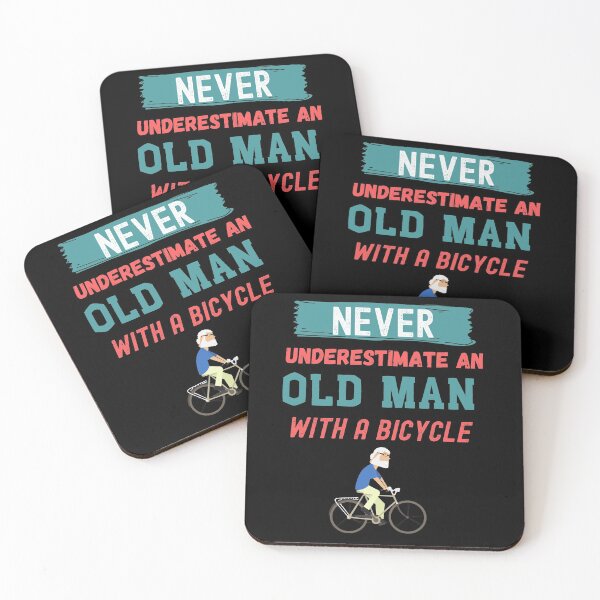 Item preview, Never Underestimate Old Man With Bicycle designed and sold by Johan Liebert.
