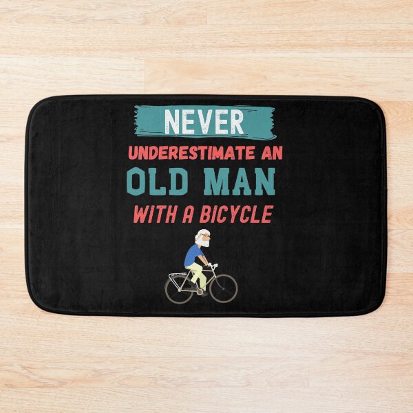 Item preview, Never Underestimate Old Man With Bicycle designed and sold by Johan Liebert.