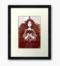 red song Framed Print