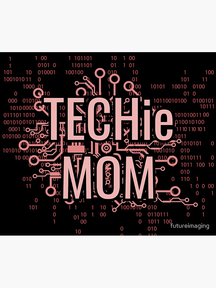 TECHie MOM Cyber Pink circuit by futureimaging