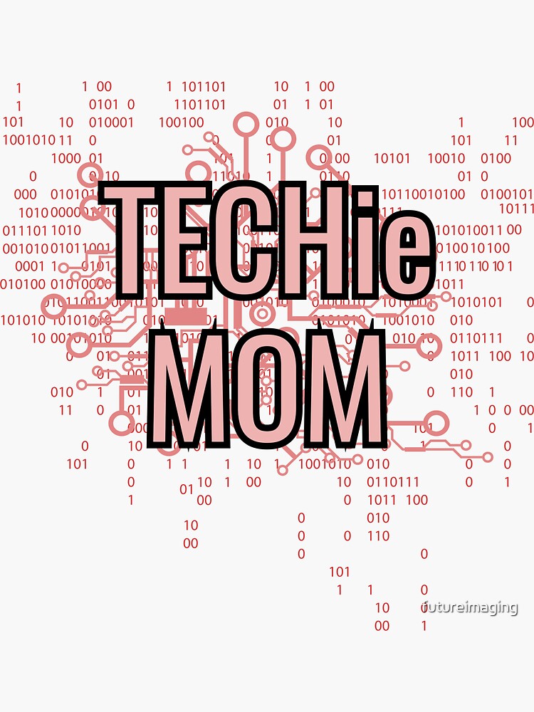 TECHie MOM Cyber Pink circuit by futureimaging