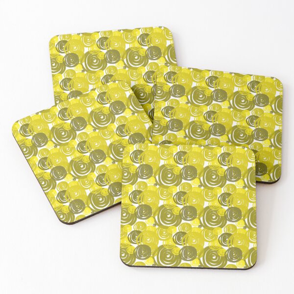 Item preview, Modern Yellow and Green Circle Pattern Design designed and sold by NancyMerkle.