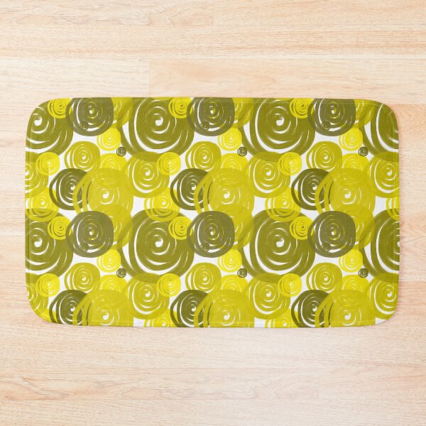 Item preview, Modern Yellow and Green Circle Pattern Design designed and sold by NancyMerkle.