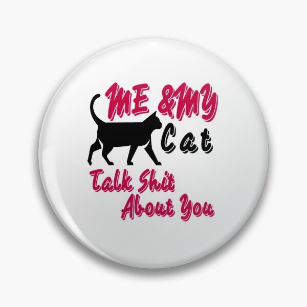 Item preview,  Me and my cat talk shit about you designed and sold by jamwind.