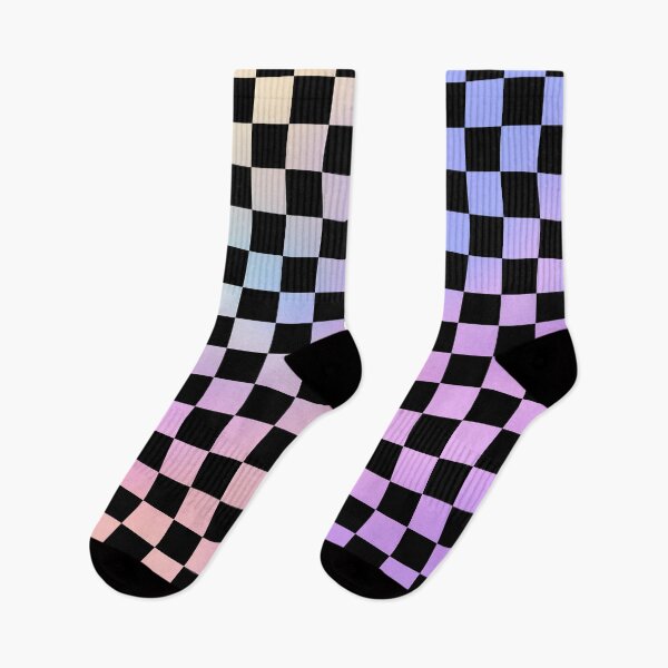 Item preview, Checkered Pattern Rainbow Vaporwave Gradient Kawaii designed and sold by trajeado14.