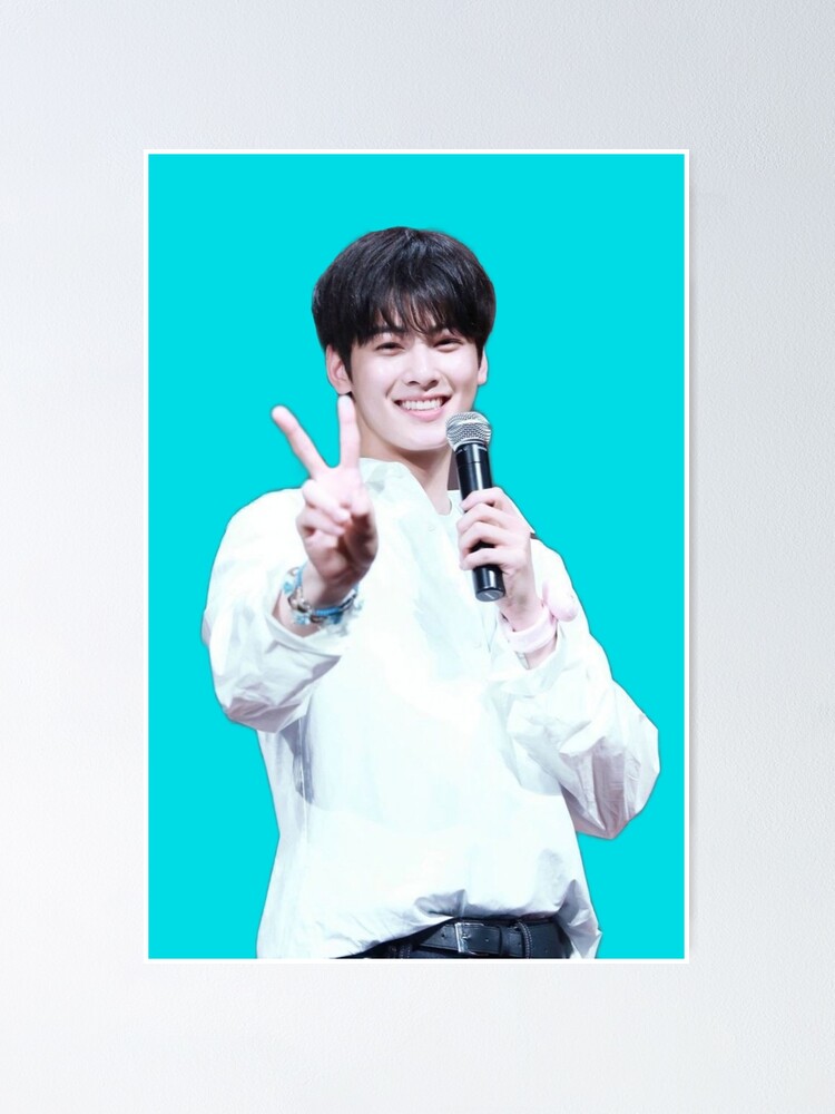 Cha eun woo astro member  Poster for Sale by Divya21