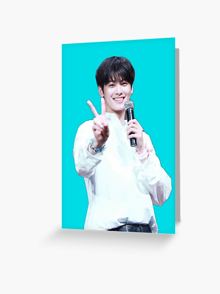 Cha eun woo astro Greeting Card for Sale by Divya21