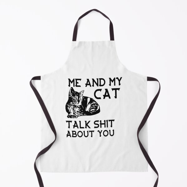 Item preview, Me and my cat talk shit about you designed and sold by jamwind.