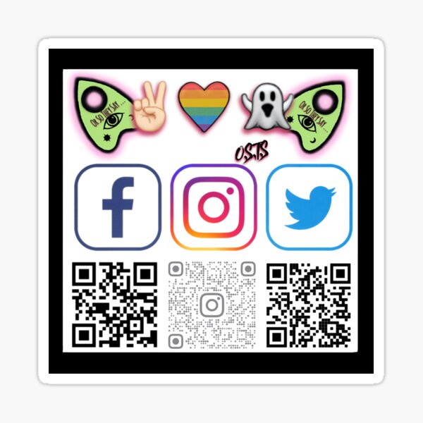 Or So They Say... Pride QR  Sticker