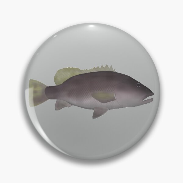 Item preview, Papuan Black Bass  designed and sold by fishfolkart.