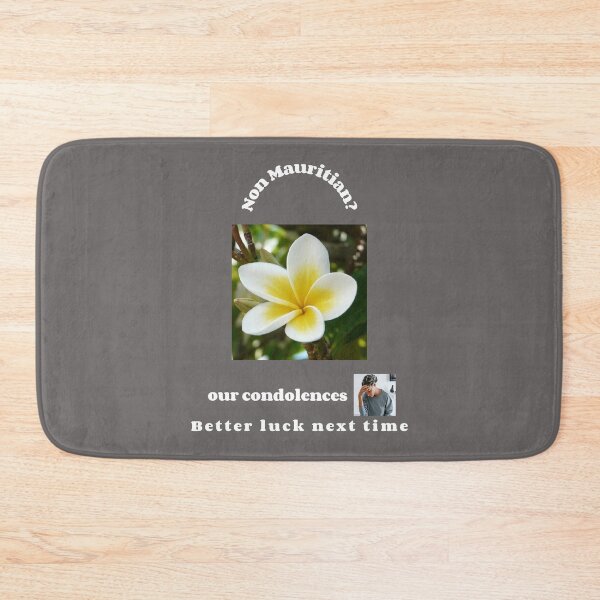 Item preview, "Condolences to non Mauritians"  (white text) designed and sold by skoumpourdides.