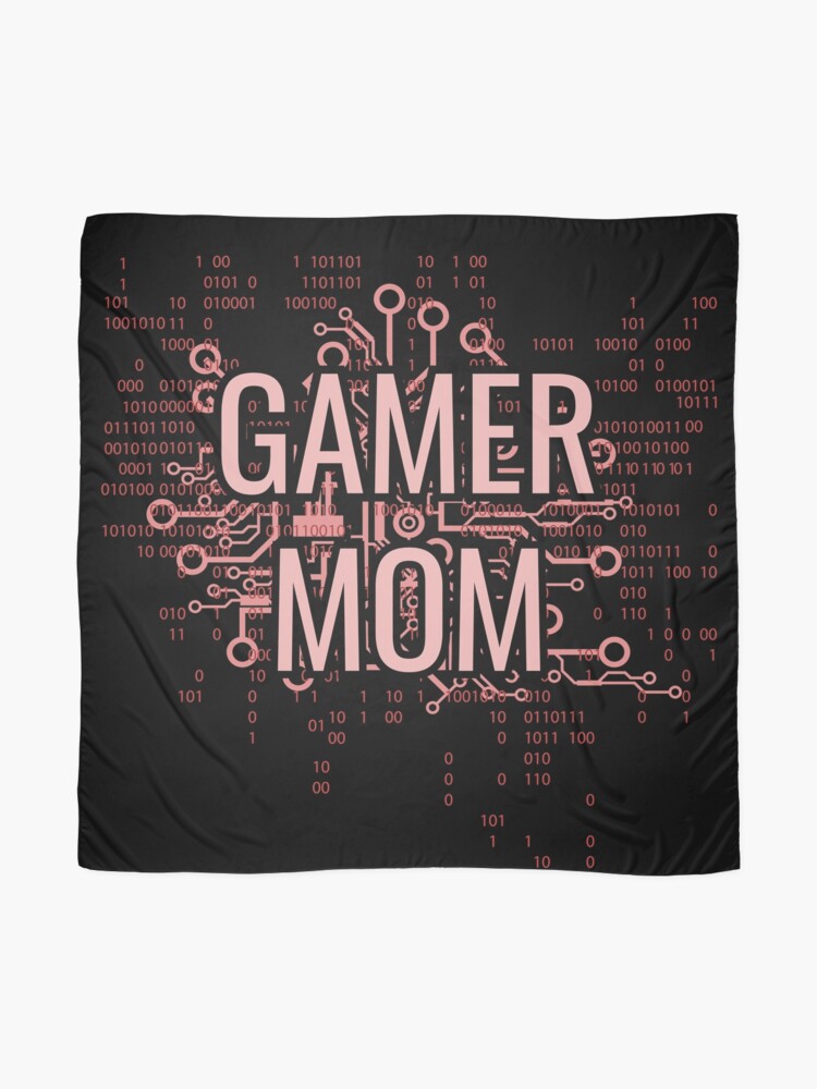 Alternate view of GAMER MOM Cyber Pink circuit Scarf