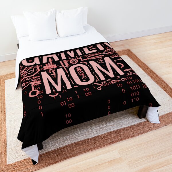 GAMER MOM Cyber Pink circuit Comforter