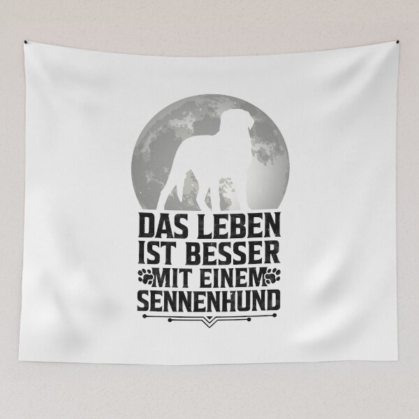 Item preview, Life is better with swiss mountain dog farm dog saying designed and sold by madgrfx.