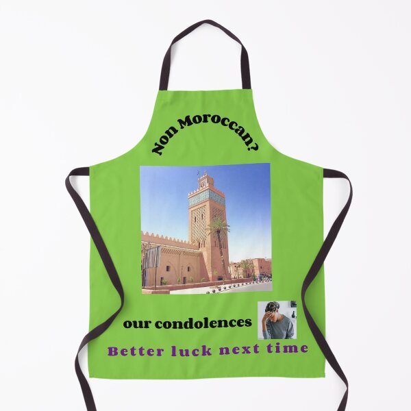 Item preview, "Condolences to non Moroccans" (black text) designed and sold by skoumpourdides.