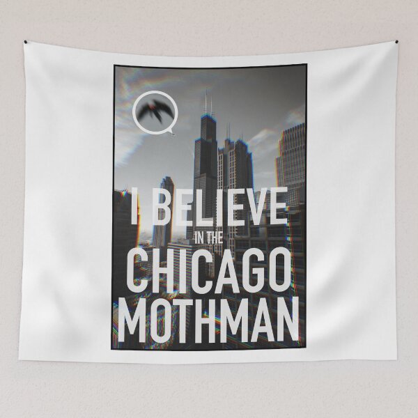 Item preview, Chicago Mothman - I Believe in the Chicago Mothman designed and sold by mfraserart.