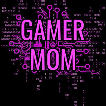 Artwork thumbnail, GAMER MOM Cyber Purple circuit by FutureImaging