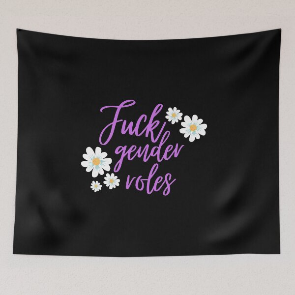 Item preview, Fuck Gender Roles, Smash the Patriarchy, Pride Month, Pride Flag, Watercolor, Vintage, Retro designed and sold by GionaSophia.