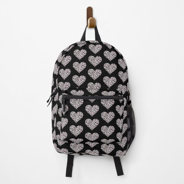 Item preview, Pink, Gray and Black Leopard Print Heart designed and sold by Bumblefuzzies.