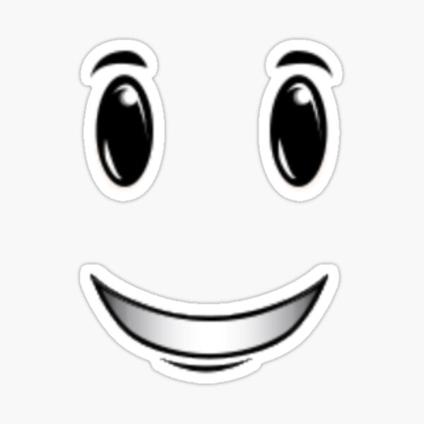 Roblox Man Face Sticker for Sale by Sticker-N-Stuff