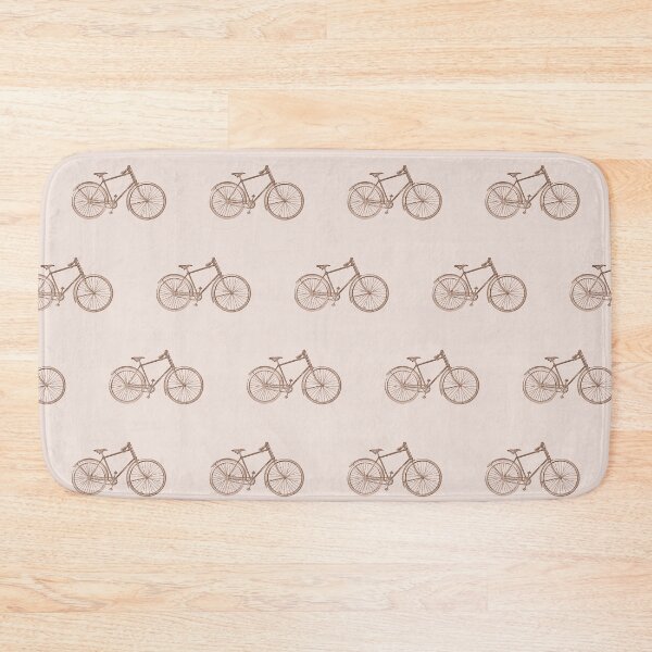 Item preview, vintage bike pattern dark academia in brown and cream  designed and sold by neopop.
