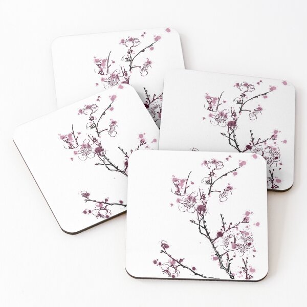 Item preview, Cherry Blossom Ink Splash Art designed and sold by PrintInks.