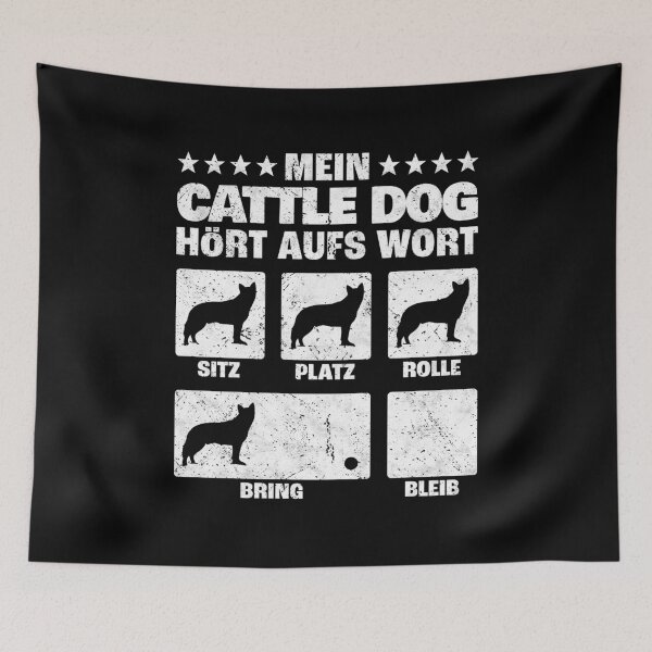 Item preview, Australian Cattle Dog dog tricks sheepdog gift designed and sold by madgrfx.