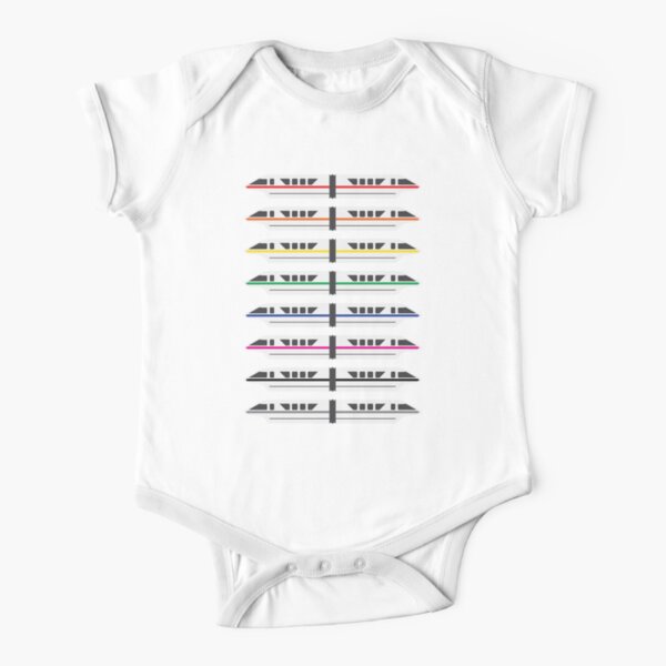 Monorails Short Sleeve Baby One-Piece