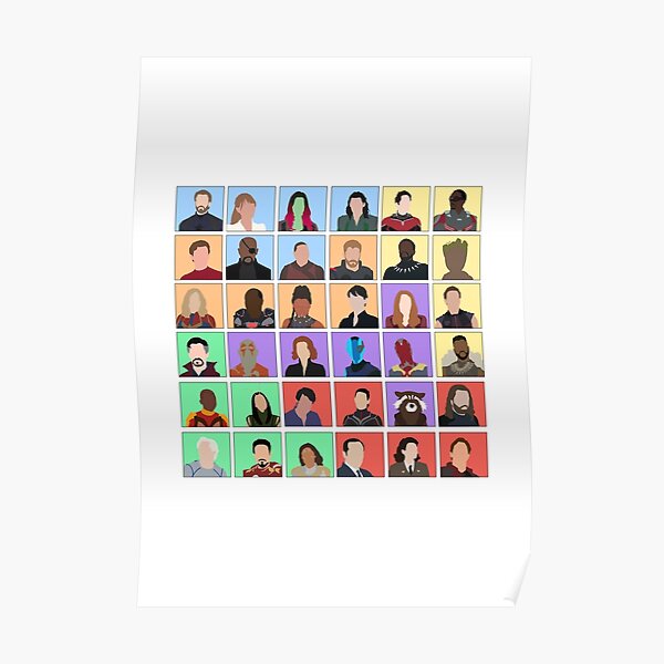 Big Universe Characters Poster
