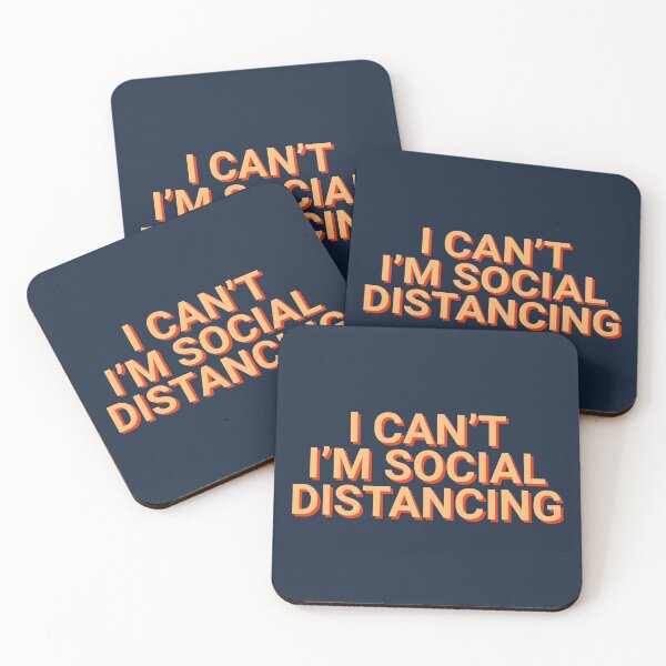 Item preview, I Can't I'm Social Distancing Covid designed and sold by Sour Soul.