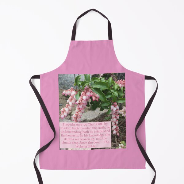 Item preview, Proverbs 3:19-20 Pink Flowers designed and sold by YoYo-Cat.