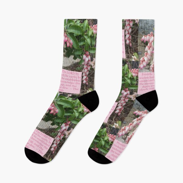 Item preview, Proverbs 3:19-20 Pink Flowers designed and sold by YoYo-Cat.