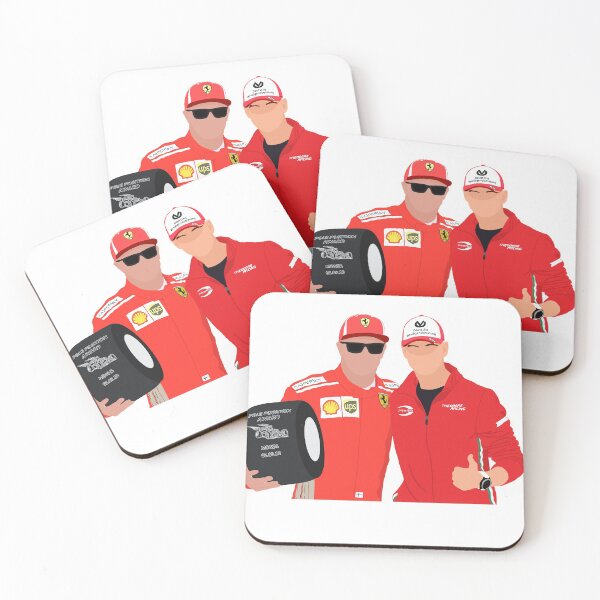 Item preview, Mick Schumacher presenting Kimi Raikkonen with the pole position award at the 2018 Monza Grand Prix designed and sold by royaldutchness.