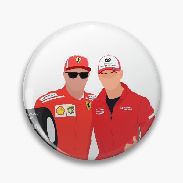 Item preview, Mick Schumacher presenting Kimi Raikkonen with the pole position award at the 2018 Monza Grand Prix designed and sold by royaldutchness.