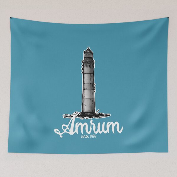 Item preview, Amrum lighthouse Urban Sketch motif North Sea Amrum designed and sold by emm-j.