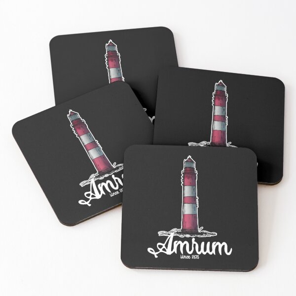 Item preview, Amrum lighthouse Urban Sketch motif North Sea Amrum designed and sold by emm-j.