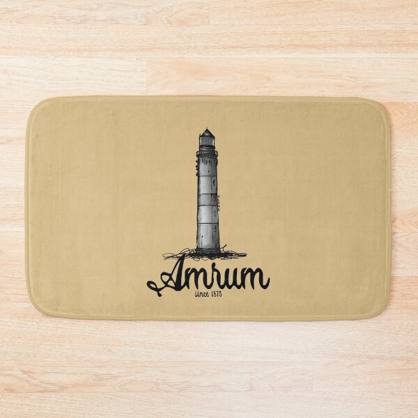 Item preview, Amrum lighthouse Urban Sketch motif North Sea Amrum designed and sold by emm-j.