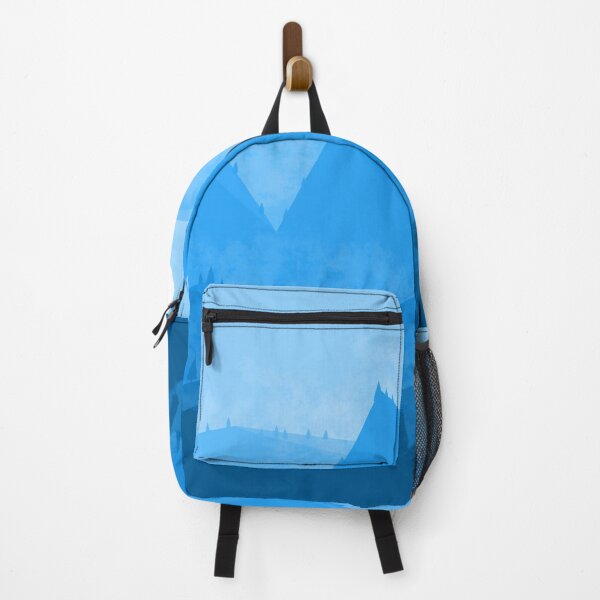 Item preview, Blue Geometric Mountainous Landscape designed and sold by GiftWorks.