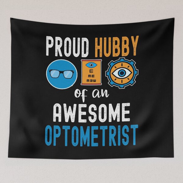 Item preview, Proud Hubby of an Awesome Optometrist designed and sold by CraftsforKai.