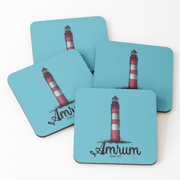 Item preview, Amrum lighthouse Urban Sketch motif North Sea Amrum designed and sold by emm-j.
