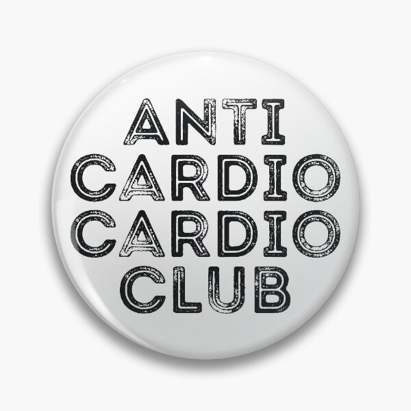 Item preview, Anti Cardio Cardio Club Funny Workout designed and sold by RedYolk.