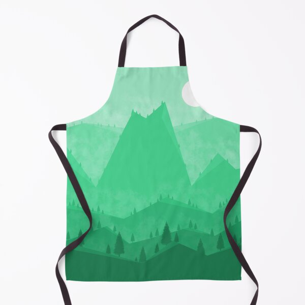 Item preview, Green Geometric Mountainous Landscape designed and sold by GiftWorks.