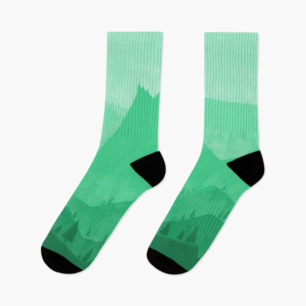 Item preview, Green Geometric Mountainous Landscape designed and sold by GiftWorks.