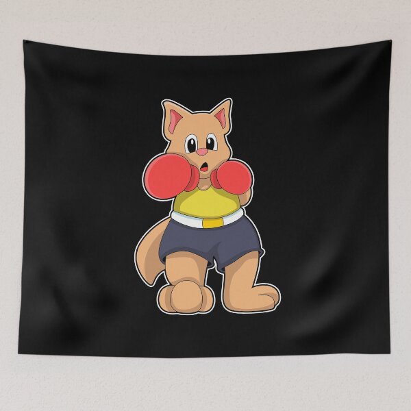 Item preview, Cat as Boxer at Boxing designed and sold by Snabdesign84.