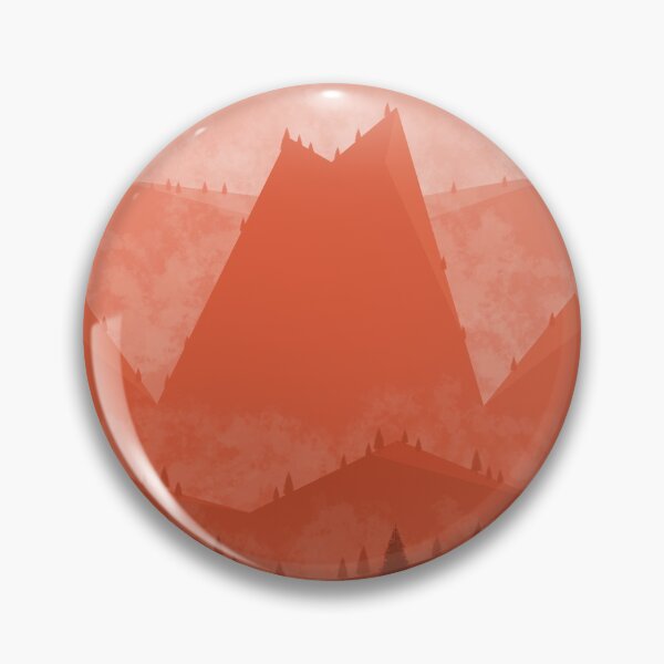 Item preview, Red Geometric Mountainous Landscape designed and sold by GiftWorks.