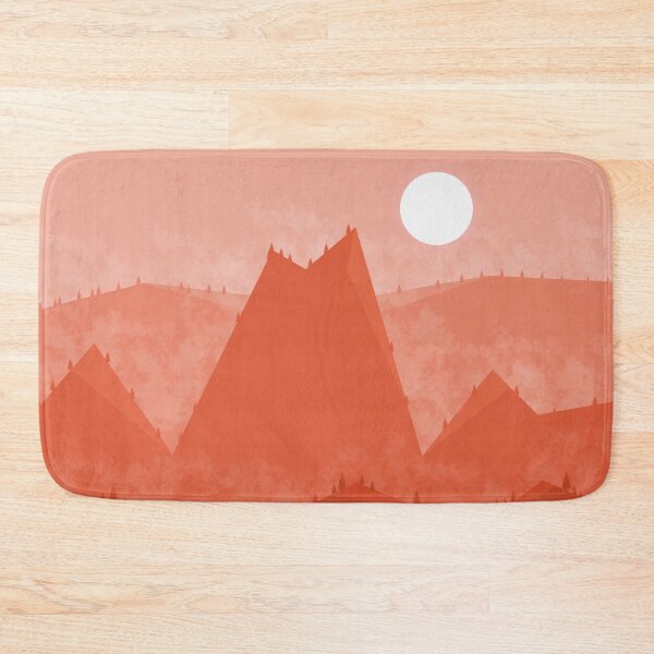 Item preview, Red Geometric Mountainous Landscape designed and sold by GiftWorks.