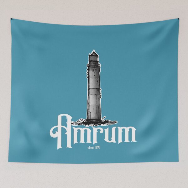 Item preview, Amrum lighthouse Urban Sketch motif North Sea Amrum designed and sold by emm-j.