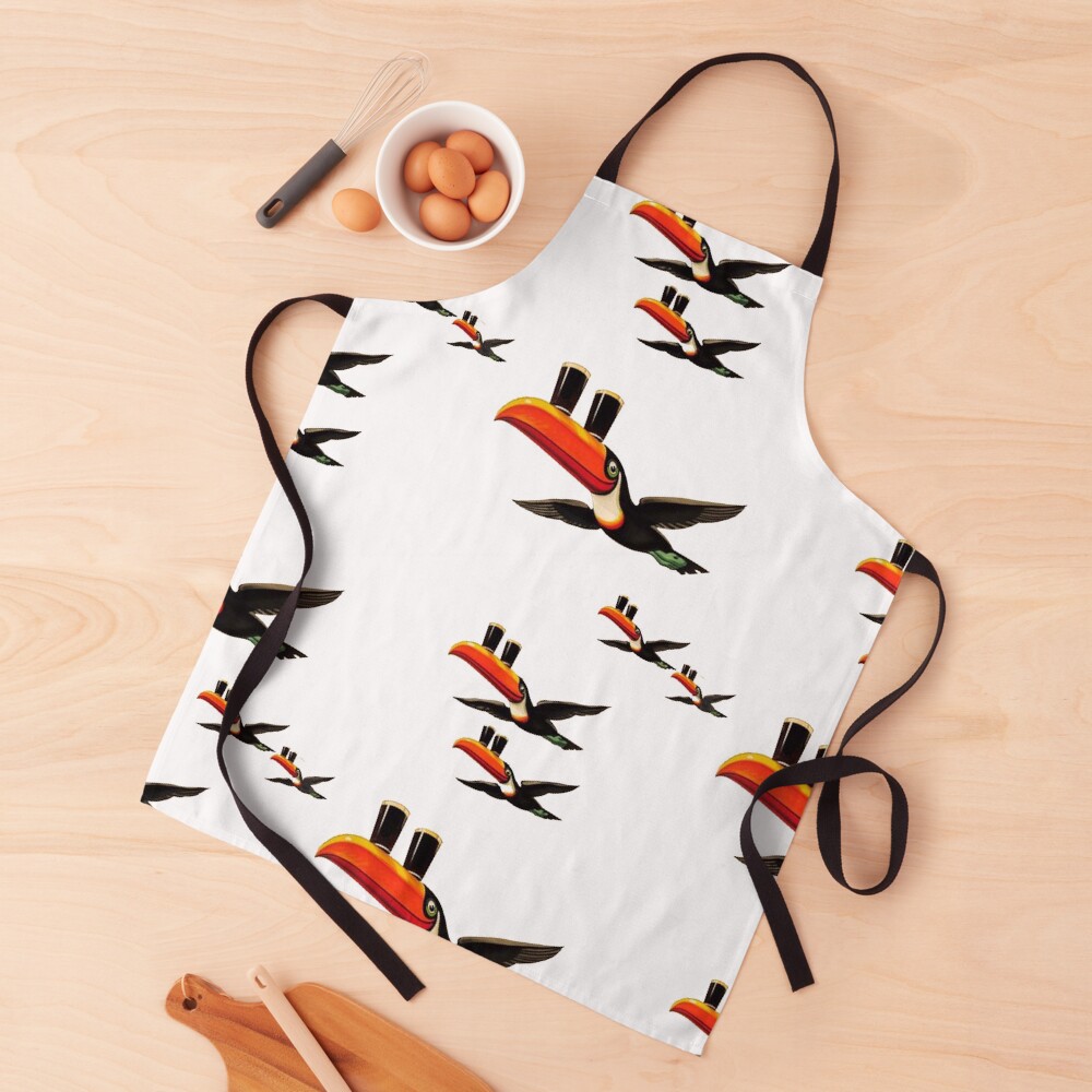 "Flying Guinness" Apron by MortaliteeUK Redbubble