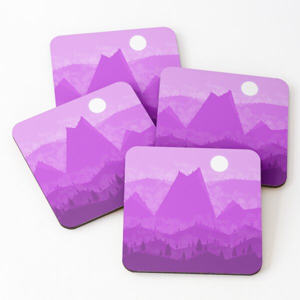 Item preview, Pink Geometric Mountainous Landscape designed and sold by GiftWorks.
